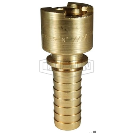 Dixon Dix-Lock N Series Bowes Interchange Quick Disconnect Coupler, 1/2 in Nominal, 300 psi Pressure, Bra 4NS3-B